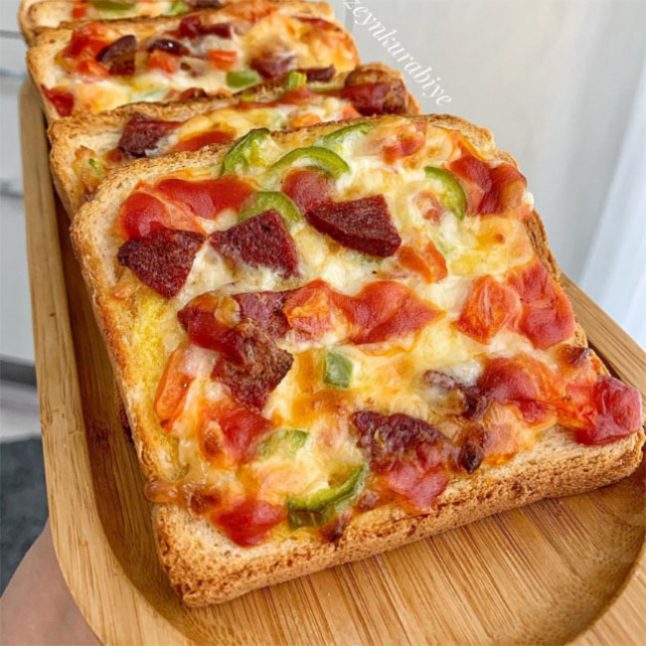 KahvaltÄ±lÄ±k Mini Pizzalar